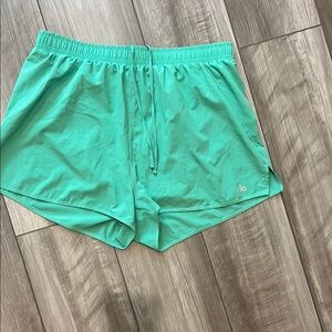 Alo Green Stride Shorts